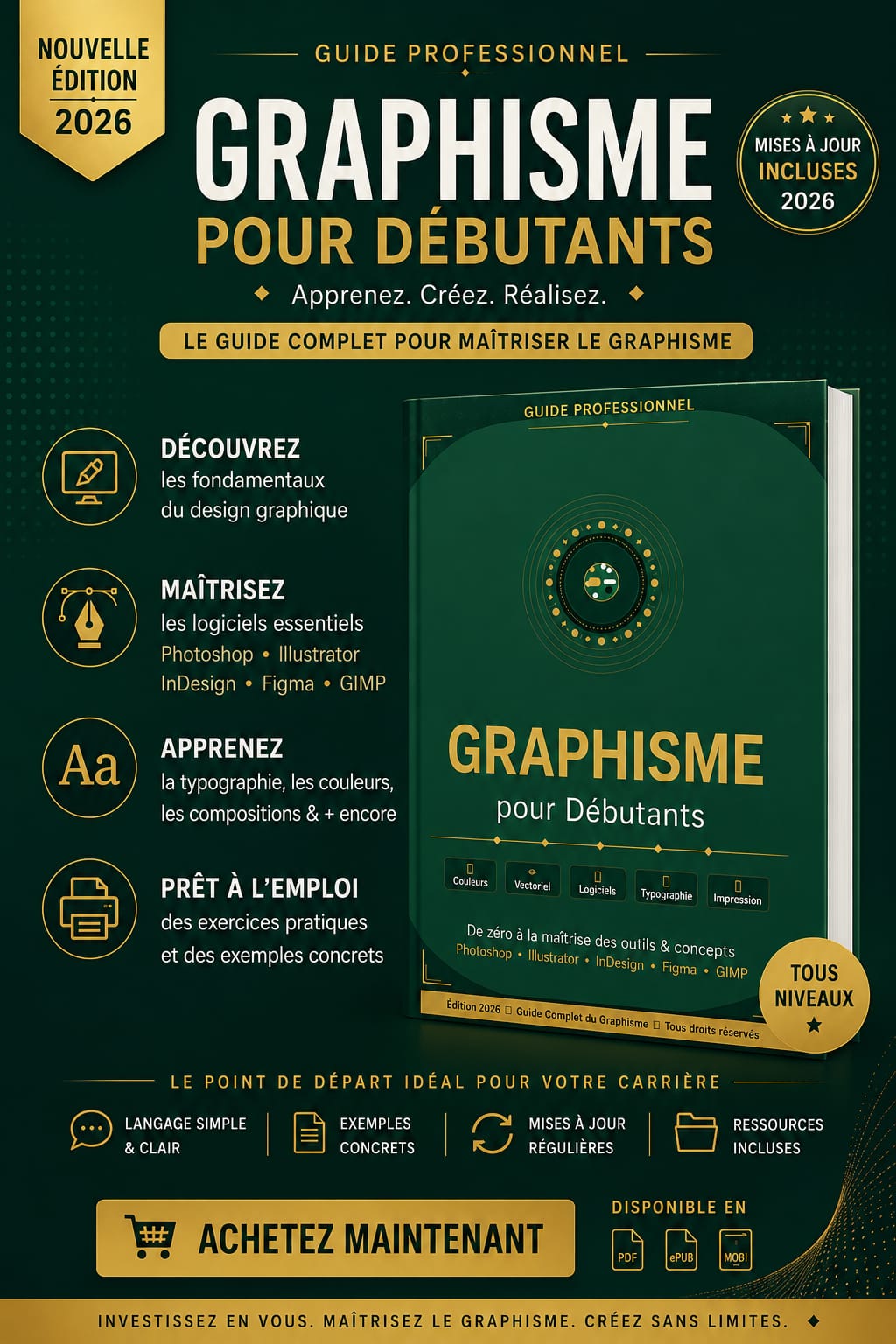 Le Guide Complet du Graphisme pour Débutants 2026